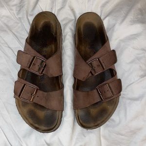 Arizona soft footbed oiled Nubuck leather habana with box